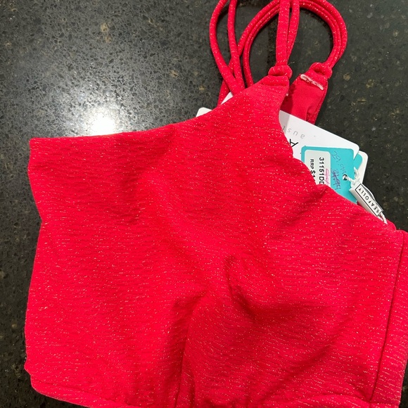 Twilight Metallic Bralette Bikini Top (DD Cup) & low Hipster Bikini Bottom - Picture 7 of 14